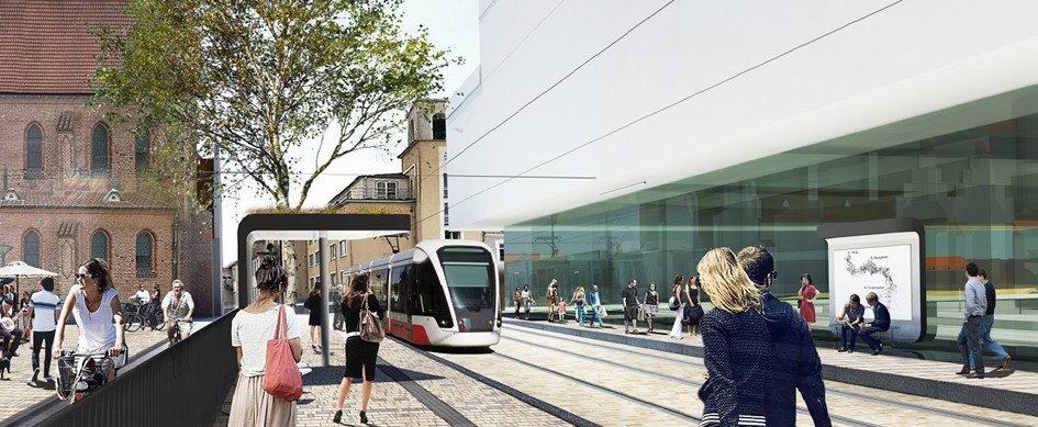 Odense Letbane ved Albani Torv